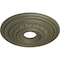 Ekena Millwork Orleans Ceiling Medallion (Canopies up to 4 5/8"), 17 5/8"OD X 3 5/8"ID X 1 7/8"P, Spartan Stone CM17OLSSF - alternate 3
